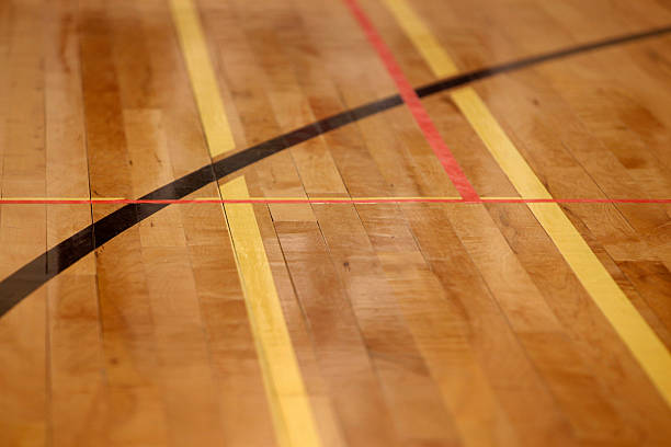 istock Hardwood Gym Floor 176066529