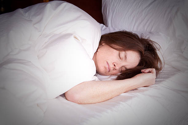 istock Sleep Series Middle Aged Woman 176066852