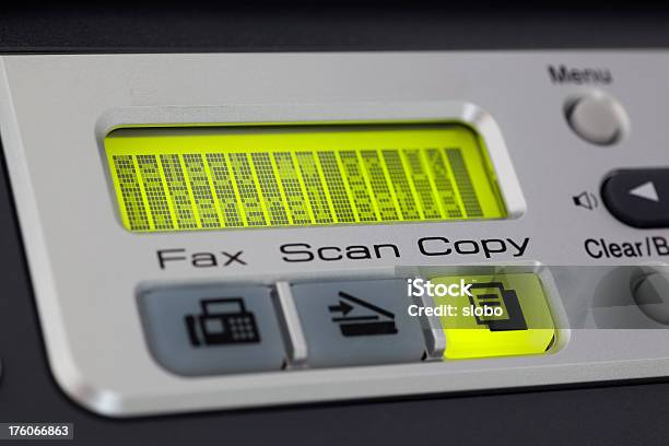 Copier With Copy Option Selected And Ready To Execute Stock Photo - Download Image Now