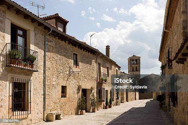 Spanisches Dorf Segovia Stockfoto und mehr Bilder von Dorf - Dorf, Fotografie, Glockenturm