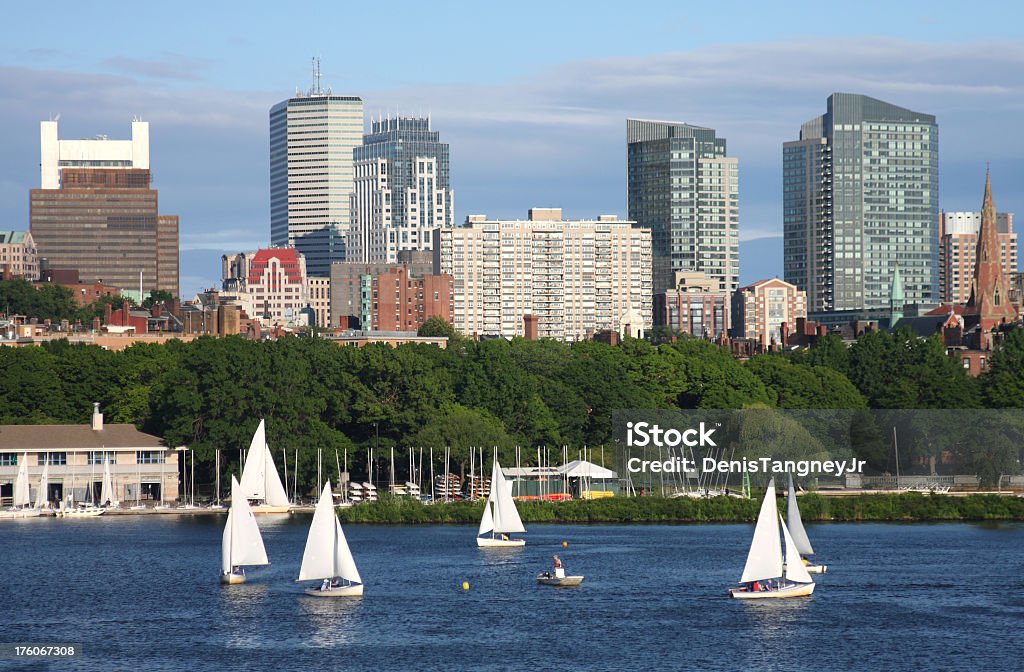 Segeln in Boston - Lizenzfrei Architektur Stock-Foto