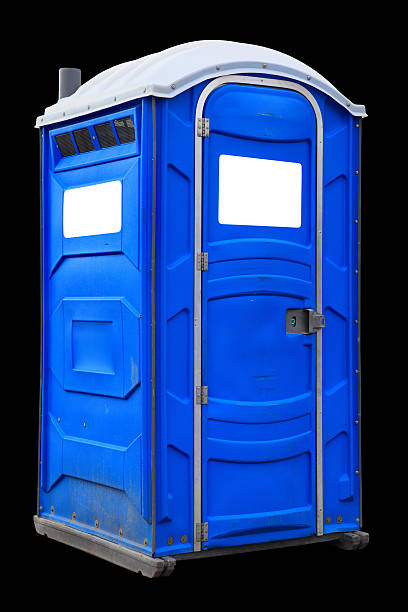 istock Portable Toilet On Black 176067795