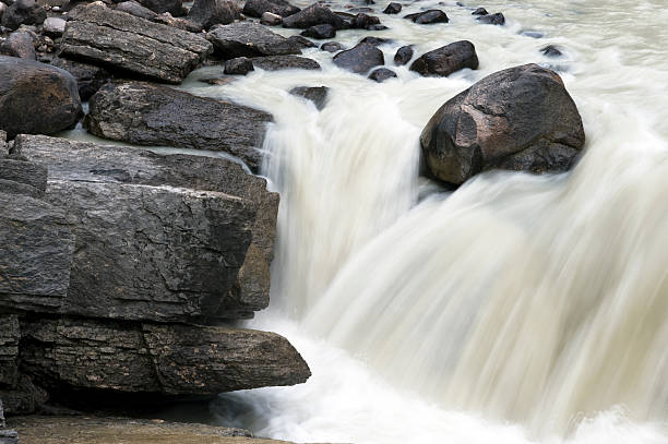 istock Slow motion detail of waterfall 176068334