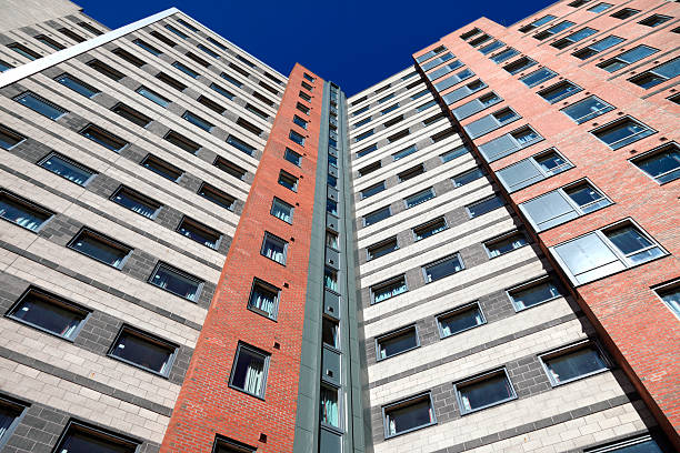 New apartment building stock photo