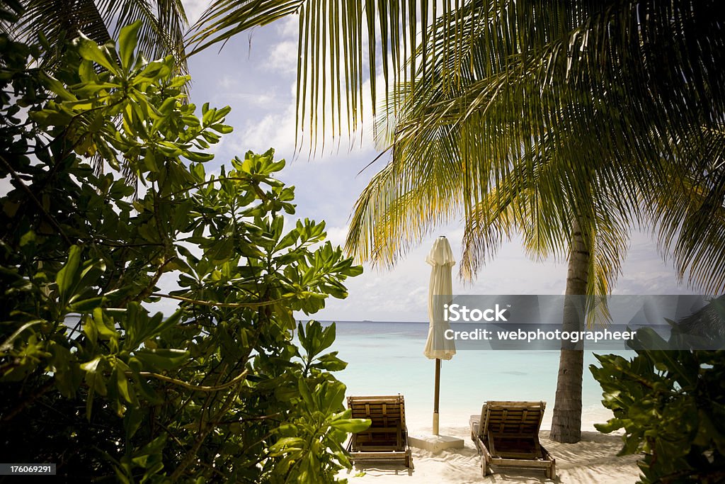 Malediven Strand - Lizenzfrei Abwesenheit Stock-Foto