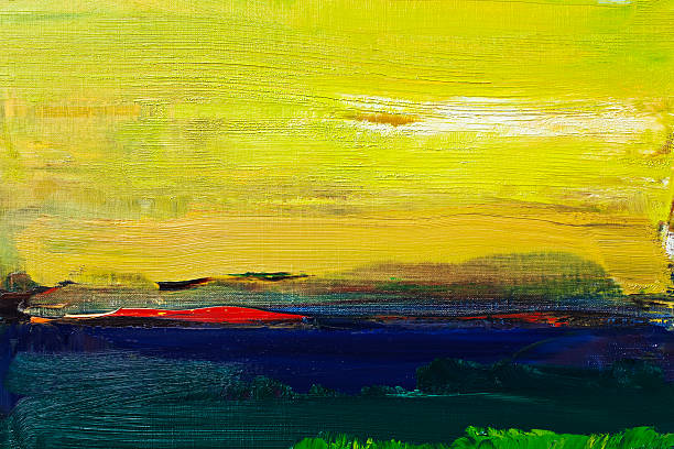 istock Abstract painted yellow art backgrounds. 176069553