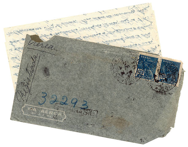 istock Envelope and letter from Brazil, 1943 176069791
