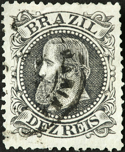 istock very old Brazilian stamp 176069801