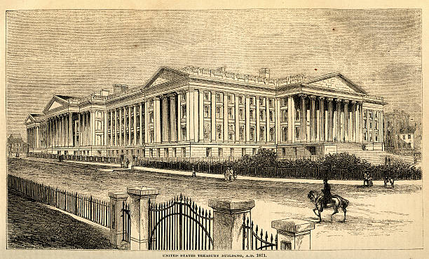 United States Treasury Building Engrave
