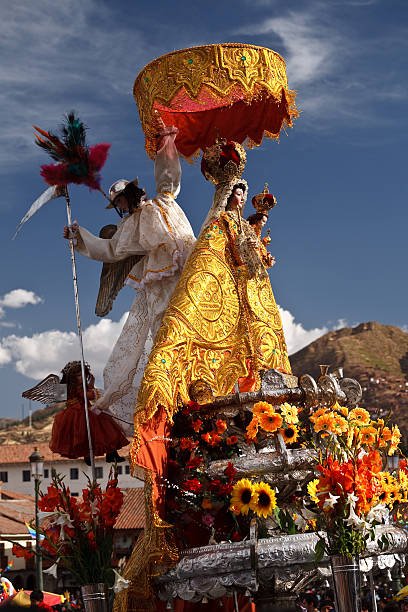 istock Cuzco Golden Patron Saint 176070615