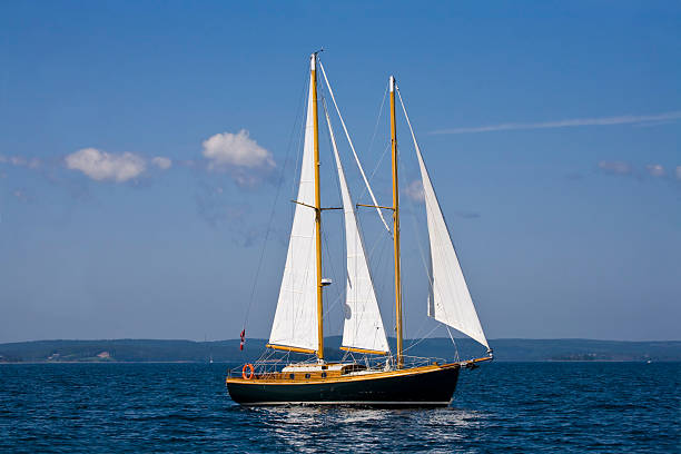 istock Marconi Rigged Schooner Under Sail 176070735