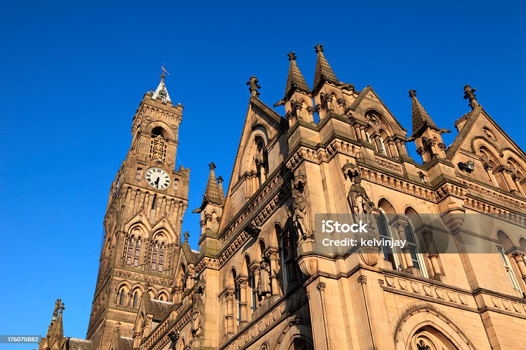 Bradford Town Hall - Foto de stock de Bradford - Oeste de Yorkshire royalty-free