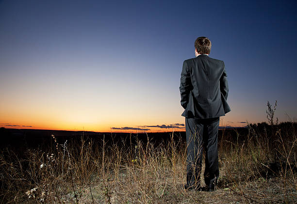 istock Businessman in the Meadow 176072198