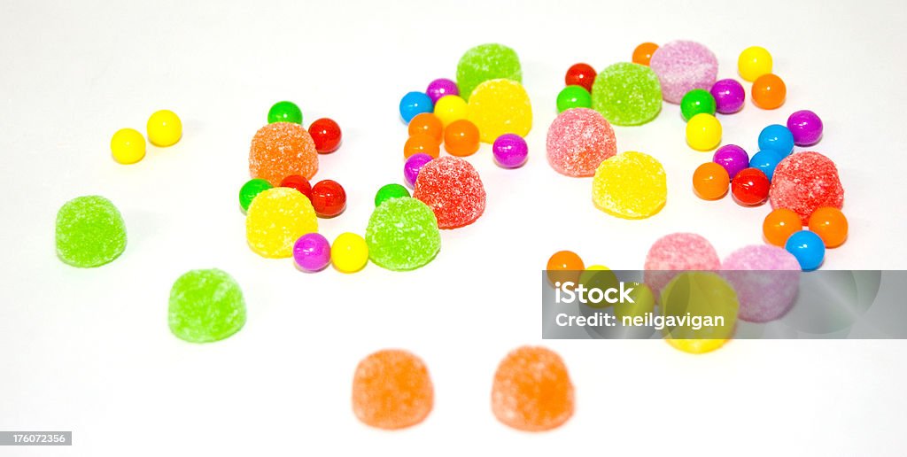 Gumdrops e confetti - Foto stock royalty-free di Blu