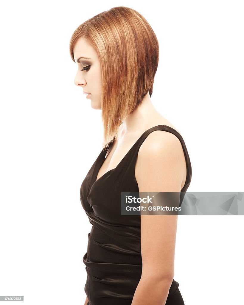 Mujer mirando hacia el lado - Foto de stock de 20 a 29 años libre de derechos