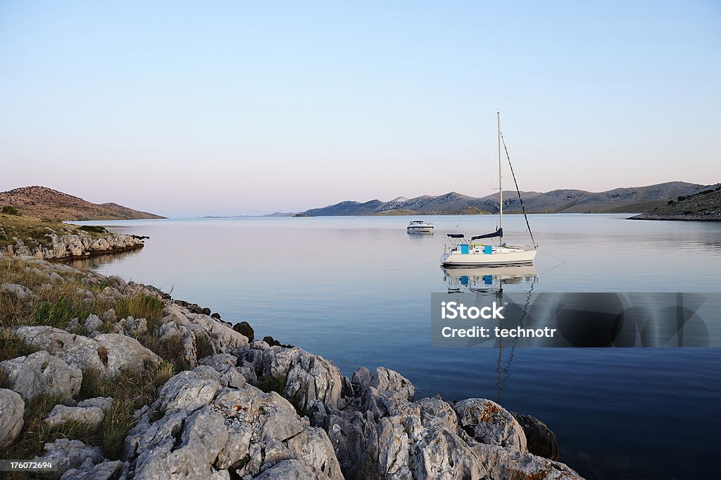 Deux bateaux ancrés - Photo de Archipel des Kornati libre de droits