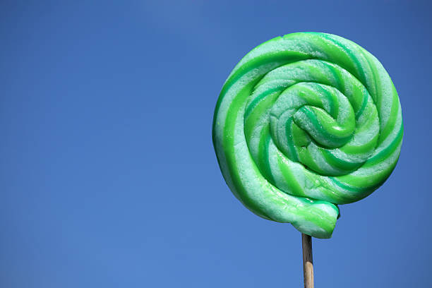 istock Lollypop against blue sky 176072835