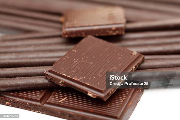 Chocolate Stock Photo - Download Image Now - Backgrounds, Broken, Brown