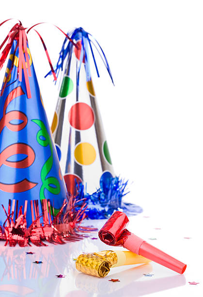 istock Party Hats and Blowers 176073257