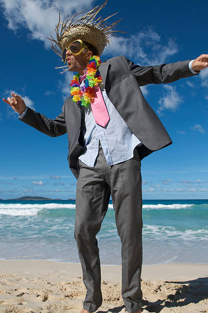 istock Businessman Parties in the Sand 176073516