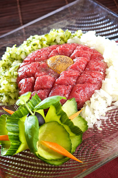 Raw steak  - Beef sirloin tartar