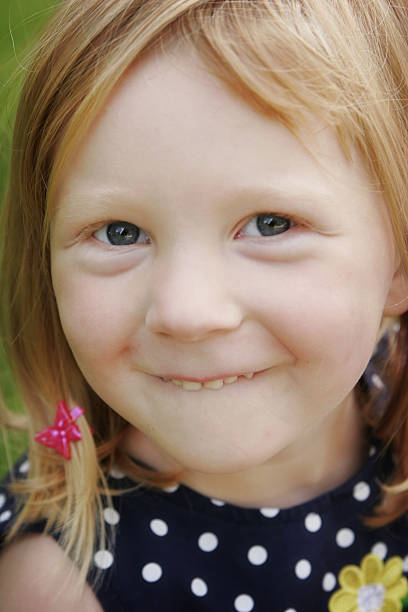 istock Adorable Little Girl Close Up 176074356