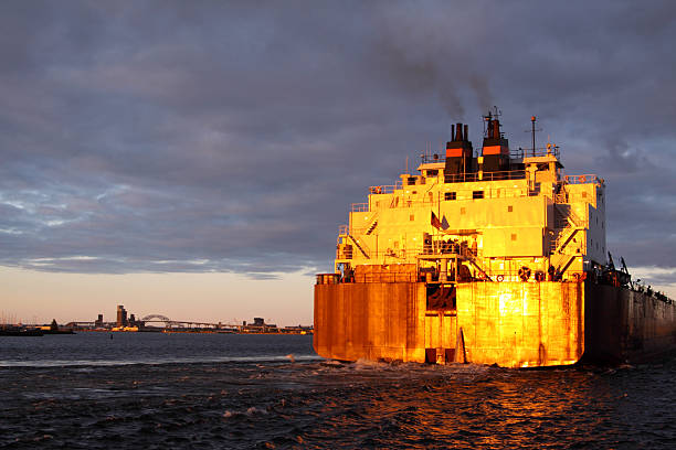 istock Entering Port at Sunrise 176074583