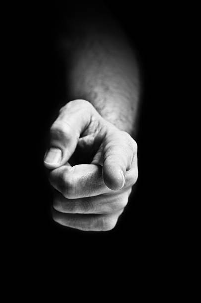istock black and white hand pointing at camera 176075472