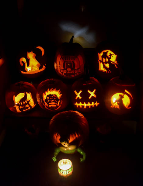 istock Jack O' Lanterns, Happy Halloween! 1760755388