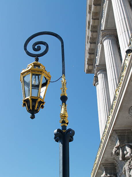 istock Guilded Hanging Street Lamp 176075682