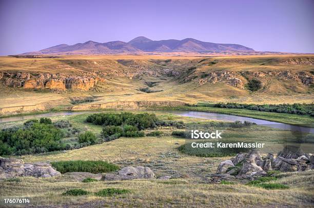 Desert Scene Stock Photo - Download Image Now - Alberta, Dawn, Desert Area