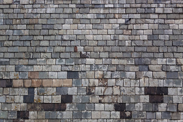 istock Slate Roof Tiles Background 176076328