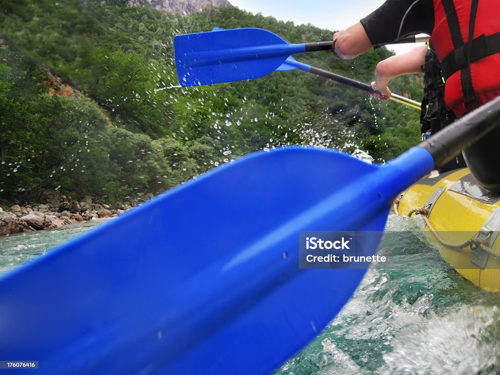 Rafting - Foto stock royalty-free di Acqua