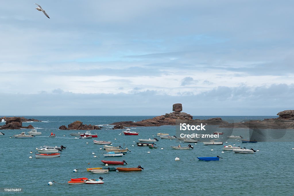 Barcos coloridos - Foto de stock de Bretanha royalty-free