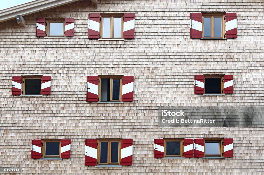 Casa de campo-Windows - Royalty-free Áustria Foto de stock