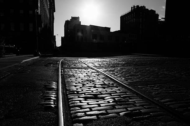 istock Brooklyn DUMBO Backstreet Cobbles and Rails 176077155