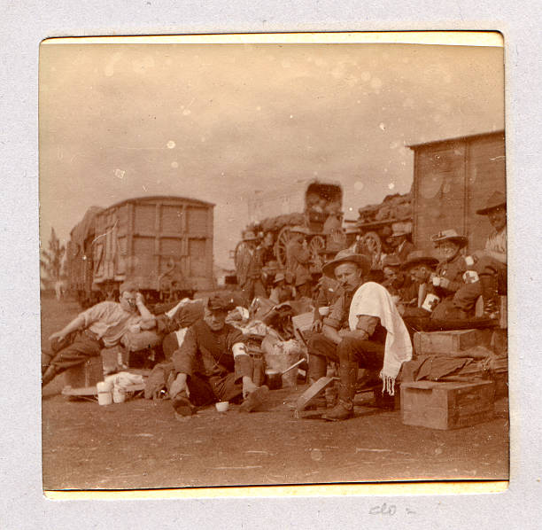 istock British Troops - Boer War 19th Century Vintage Photograph 176077220