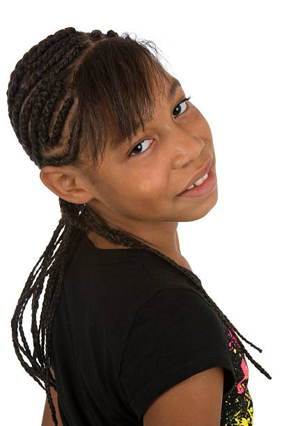 istock Girl with long braids 176077563