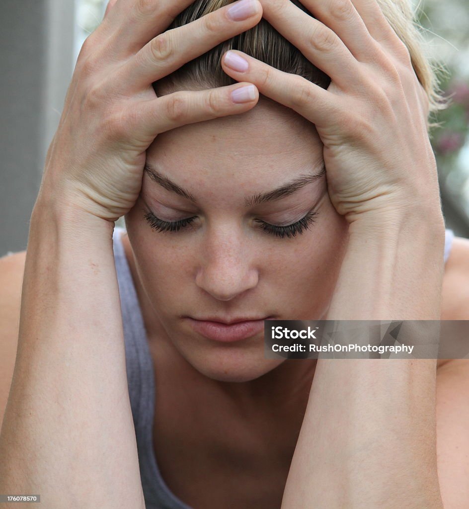 Verärgert junge Frau - Lizenzfrei Büro Stock-Foto