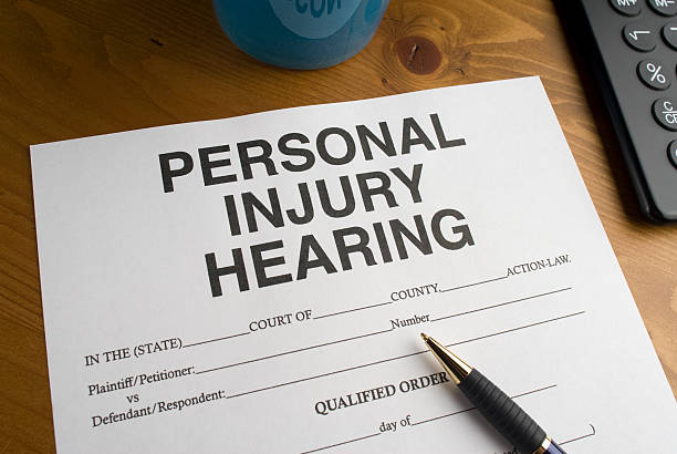 istock Personal Injury Court Hearing paperwork 176079053