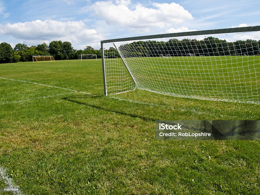 Baliza de futebol - Royalty-free Ao Ar Livre Foto de stock