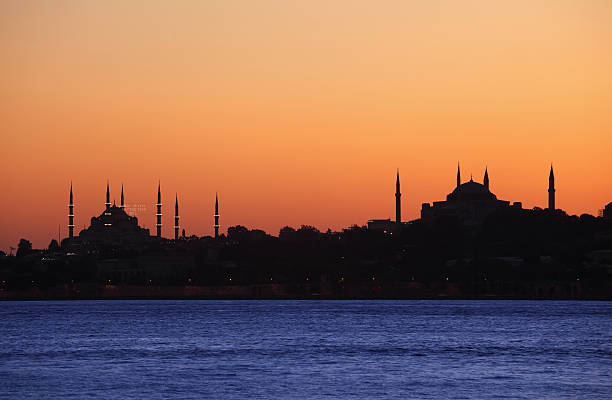 istock Blue mosque and Hagia Sophia 176079245