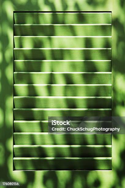 Okno Z Żaluzjami Wystrój Leaf Cienie - zdjęcia stockowe i więcej obrazów Abstrakcja - Abstrakcja, Architektura, Bez ludzi