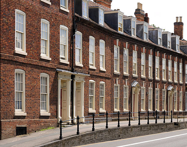 istock Georgian Houses in Worcester 176080222