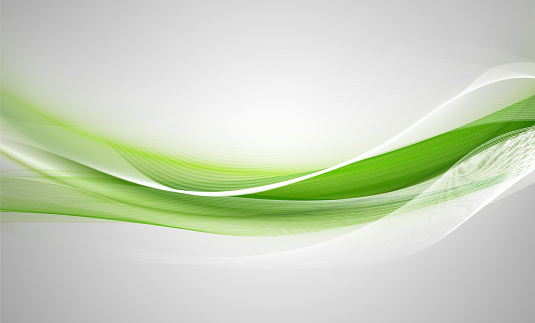Abstract green lines background