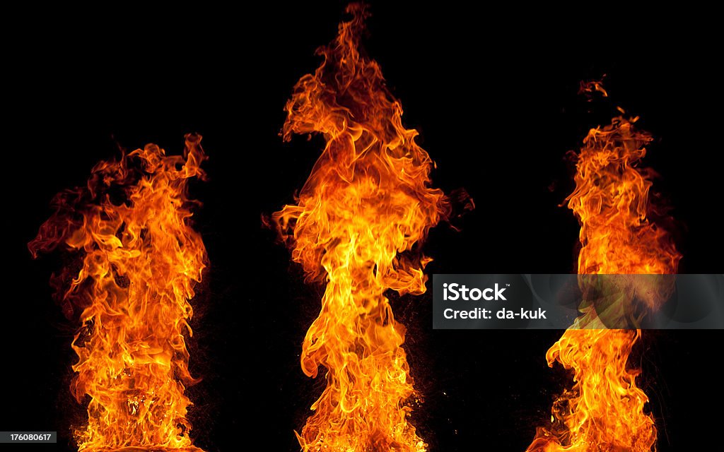 Fire llamas - Ilustración de stock de Abstracto libre de derechos