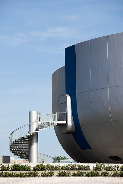 istock Futuristic German Skyscraper Office Building Exterior, Munich Germany, Munchen Deutschland 176081336