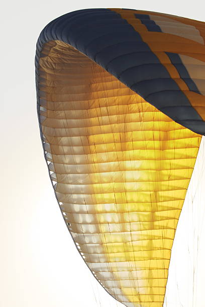 paraglider 항공기 날개 캐노피 - extreme sports air sport recreational pursuit ultralight 뉴스 사진 이미지