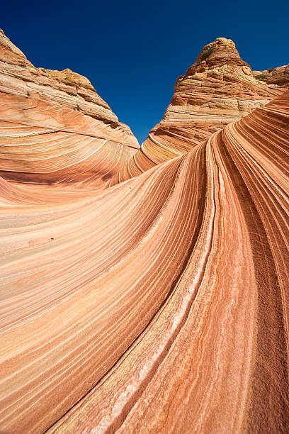 istock Sunny day at rock formation The Wave in Arizona, USA 176082102