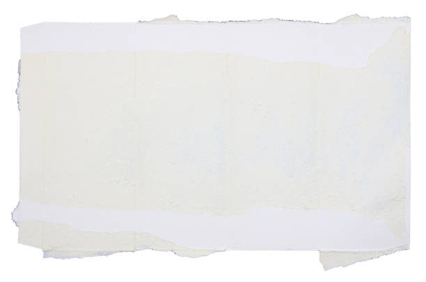 istock Pieces of torn scrapbook paper isolated on white background 1760822168